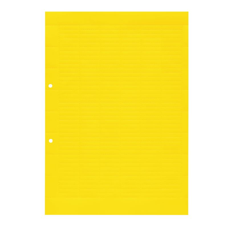1634780000 - 240 Yellow Paper Terminal Markers 27x6.3mm  (Pack of 10)