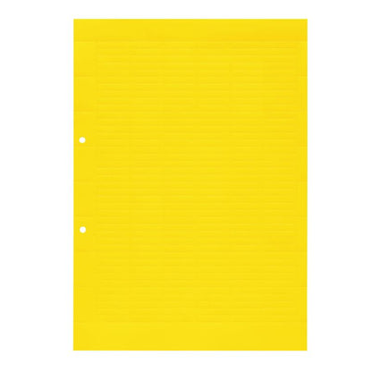 1634780000 - 240 Yellow Paper Terminal Markers 27x6.3mm  (Pack of 10)