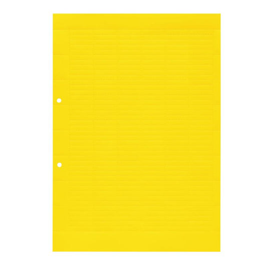 1634780000 - 240 Yellow Paper Terminal Markers 27x6.3mm  (Pack of 10)