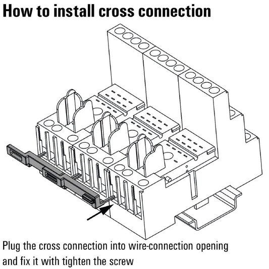 1132080000 - 12A RIDERSERIES Cross-Connector, 6-Terminal, RoHS Compliant  (Pack of 10)