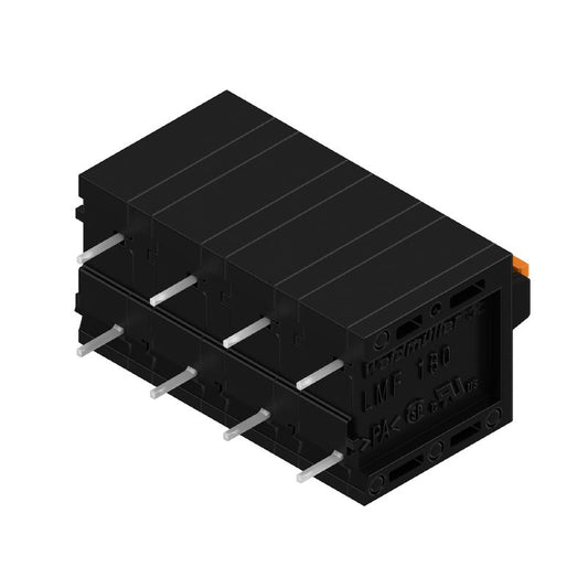 2774450000 - 7.50mm Black PCB Terminal, 4 Poles, 180° Angle  (Pack of 50)
