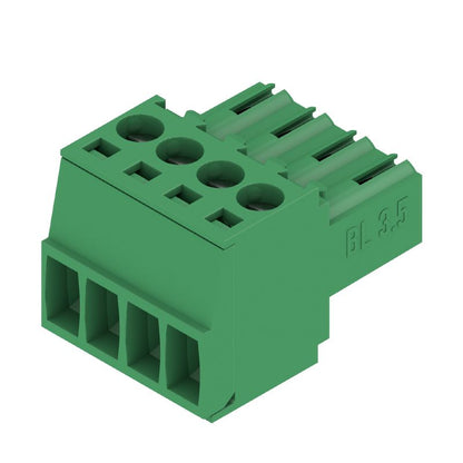 1606540000 - 3.50mm Female PCB Plug Connector, 4 Poles, 180° Angle  (Pack of 132)