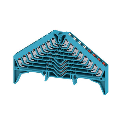1173900000 - Blue Patch Distributor, 8 Levels, 32 Connections for TS Rail  (Pack of 20)