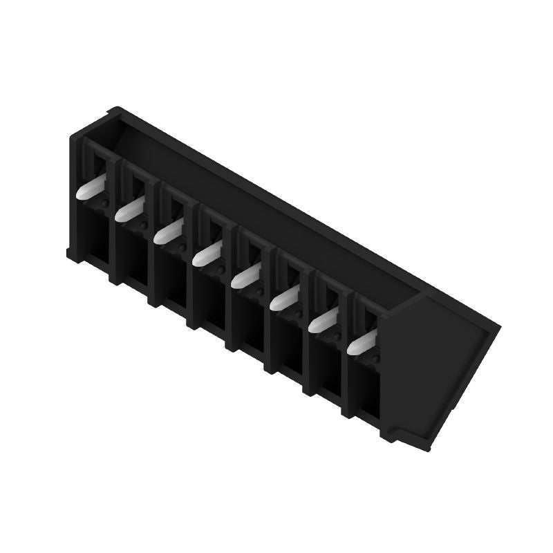 1977990000 - 3.81mm 8-Pole PCB Male Header Connector, Tinned Black  (Pack of 50)