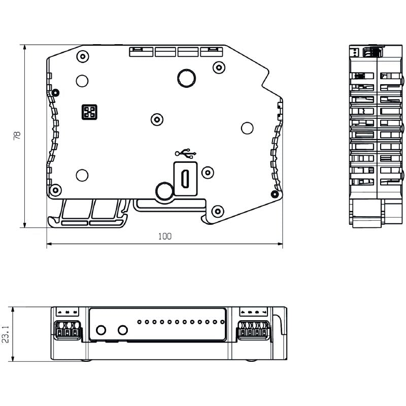 2593400000 - Accurate AC Measuring Transducer with LEDs and Two Button Config