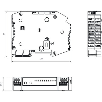 2593400000 - Accurate AC Measuring Transducer with LEDs and Two Button Config