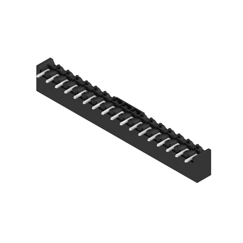 1780330000 - 17-Pole 5.08mm Male PCB Connector, 90° Angle, Black  (Pack of 20)