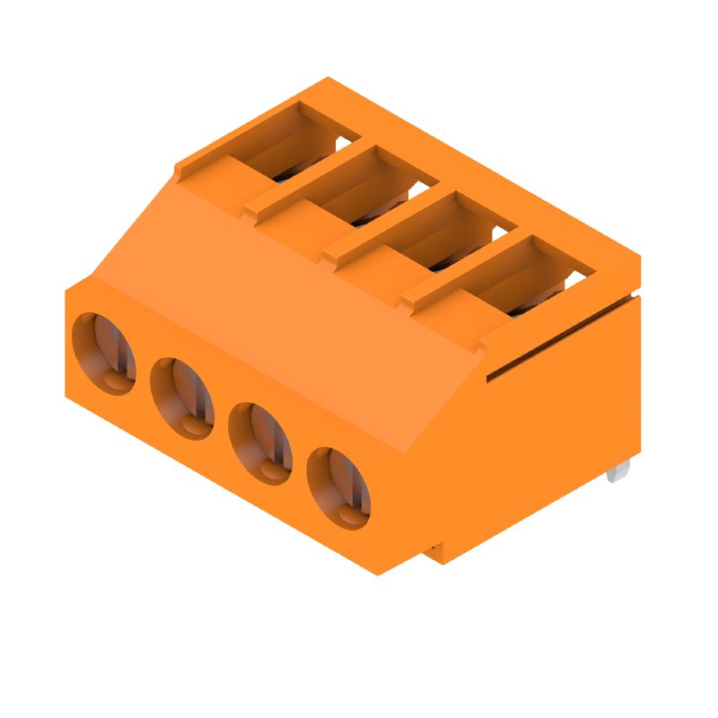 2429810000 - 5.08mm Orange PCB Terminal, 4 Poles, 180° Design  (Pack of 84)