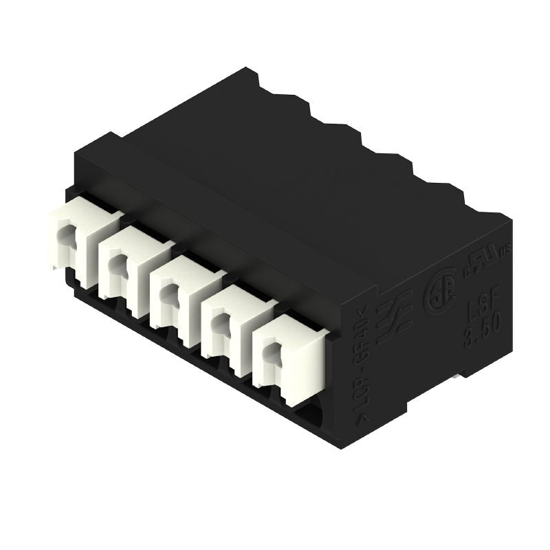 1874740000 - 3.50mm 5-Pole Black PCB Connector with 1.5mm Solder Pins  (Pack of 265)