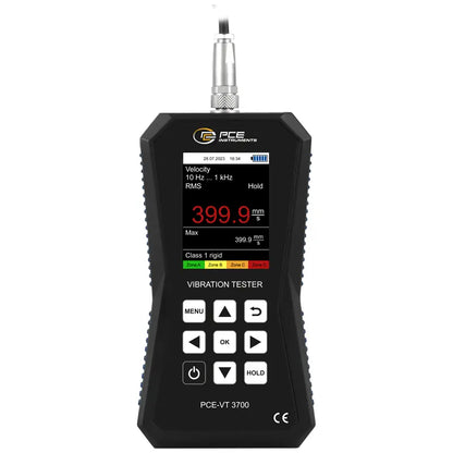 PCE-VT 3700S - Portable Vibration Meter with HOLD Function and ISO Evaluation