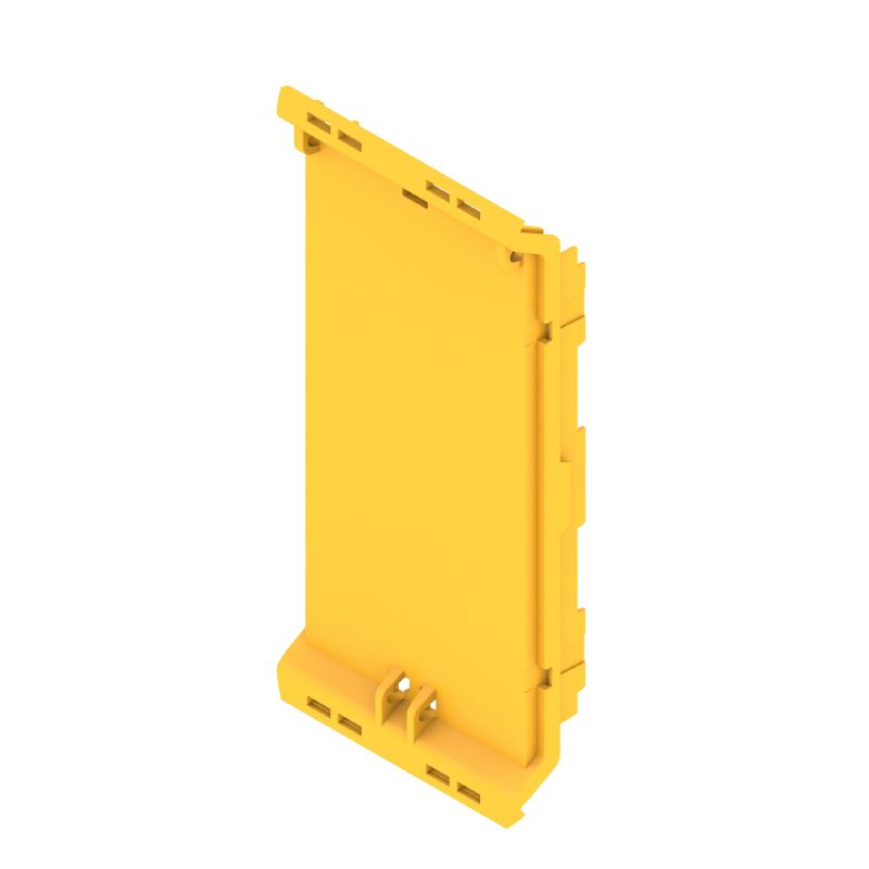 1337640000 - Traffic Yellow OMNIMATE Housing Element, 45mm x 100mm x 15.5mm  (Pack of 30)