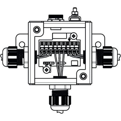 8613670000 - Durable Stainless Steel One-Way Bus Termination with IP65/IP66 Rating