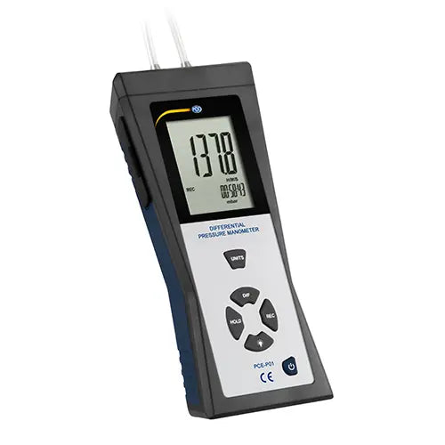 PCE-P01 - Portable Differential Pressure Meter with Data-Logging Capabilities