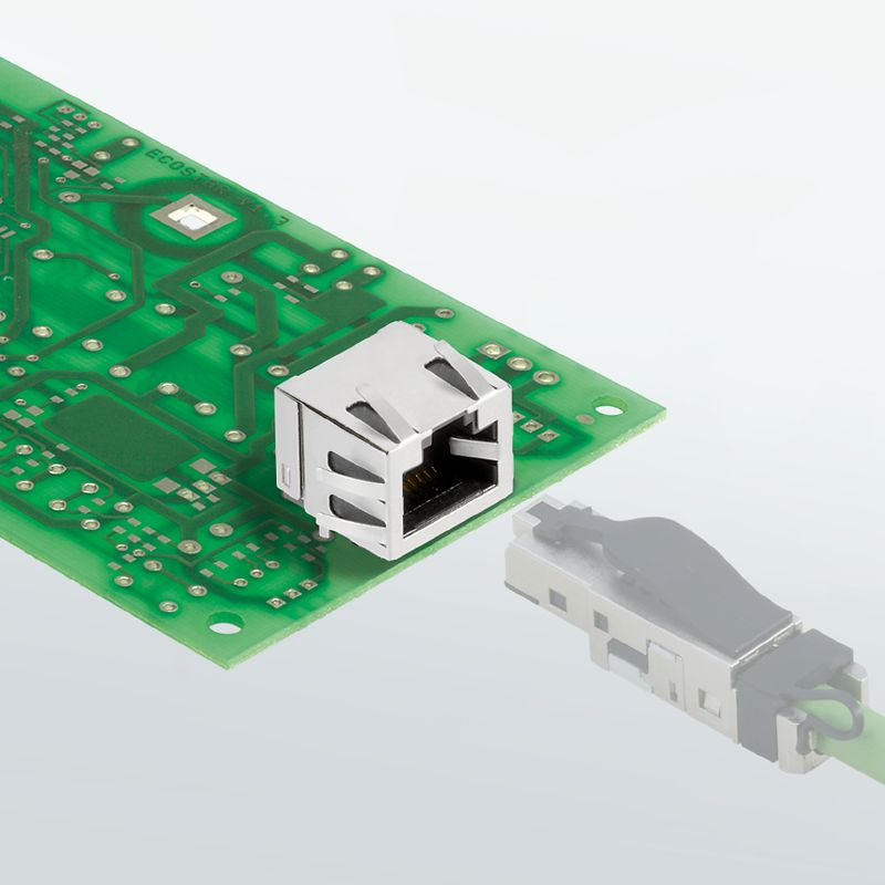 2562930000 - Cat. 5 RJ45 Modular Jack 90° for PCB Connections  (Pack of 200)
