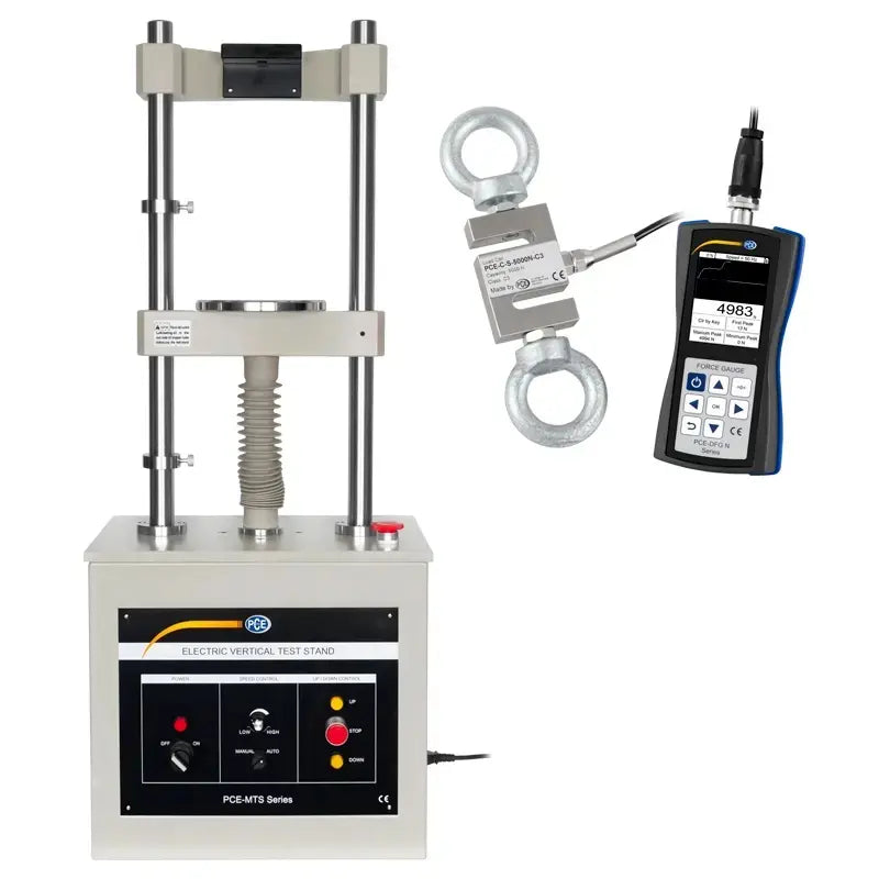PCE-MTS500-DFG N 5K-KIT - High-Resolution Universal Testing Machine up to 10,000 N