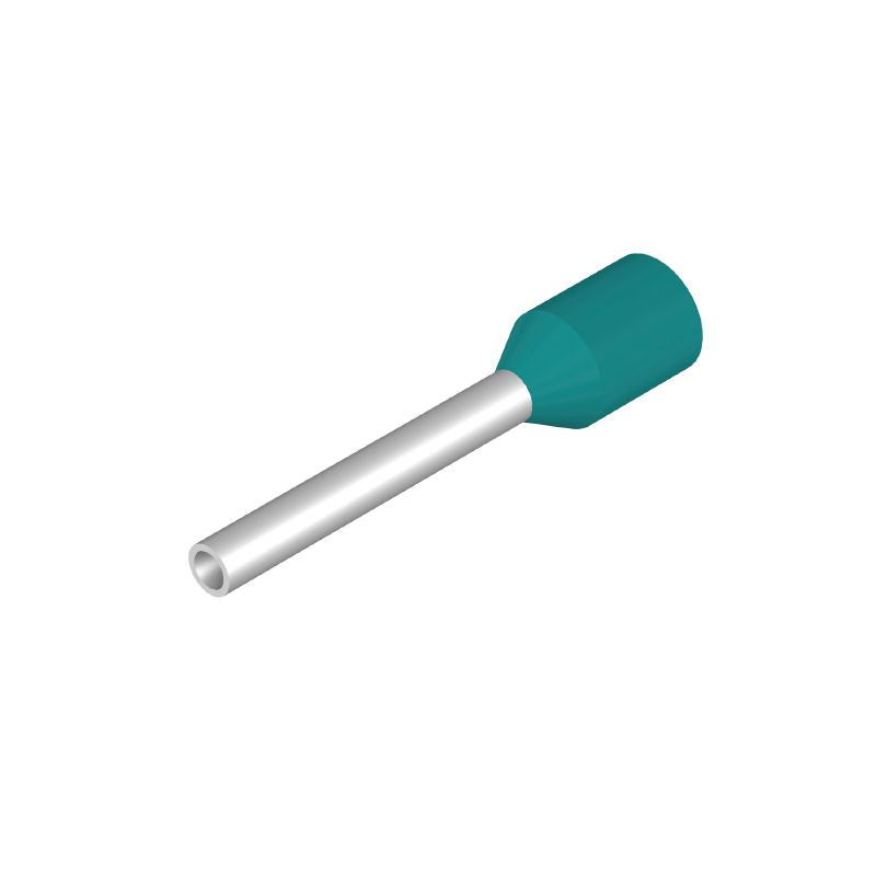 9025790000 - Turquoise Wire End Ferrule, 12mm Length, 0.34mm² Capacity  (Pack of 500)