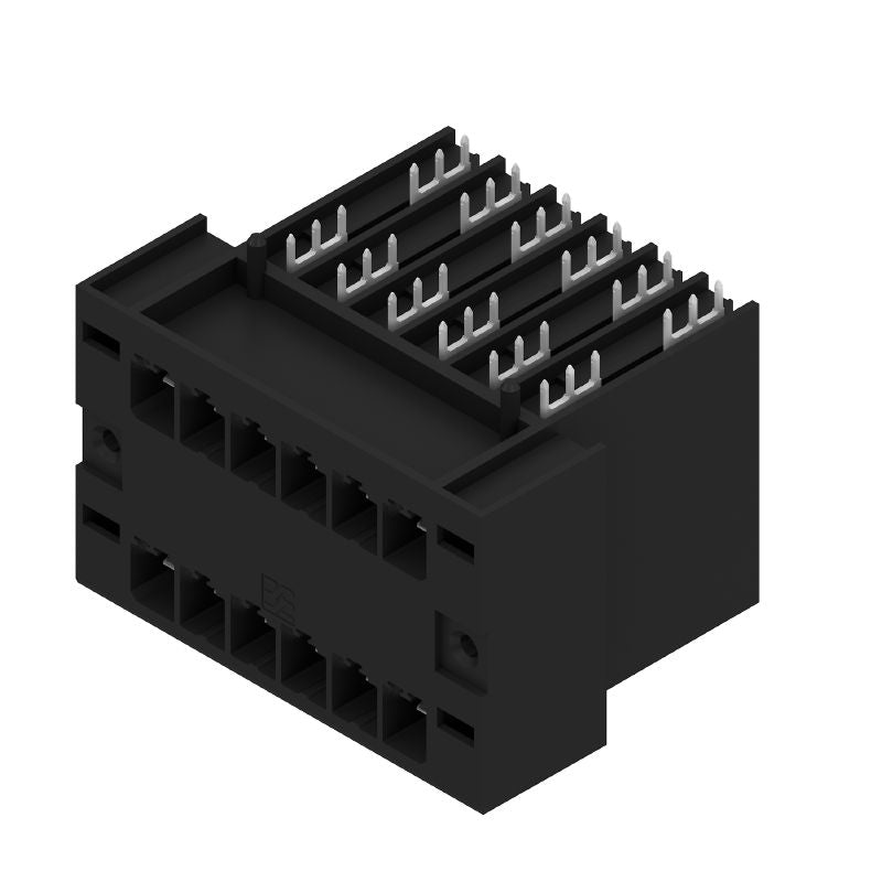 1523990000 - 12-Pole Male PCB Connector, 7.62mm Pitch, Tinned Black  (Pack of 15)