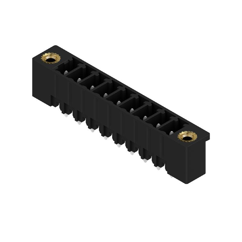 1943470000 - 9-Pole 3.81mm Male PCB Connector, 180° Angle, Black  (Pack of 36)
