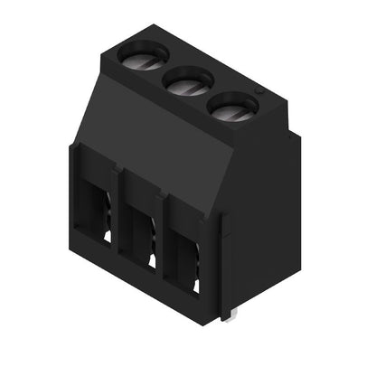 1067540000 - 5mm Pitch Angled Circuit Board Terminal, 3 Poles, Black  (Pack of 114)