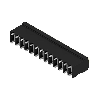 1870020000 - 3.81mm 13-Pole PCB Terminal with 180° Angle, Black Actuator  (Pack of 11)