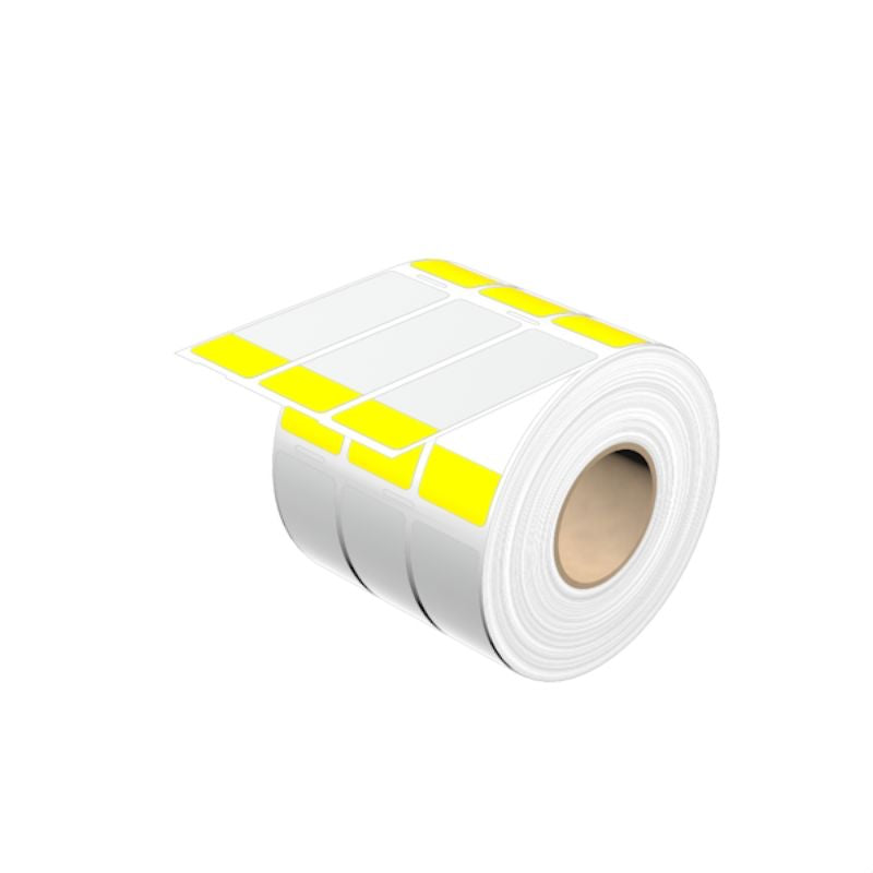 1774340000 - Yellow Self-Adhesive 25x76mm Cable Markers, 1800 Per Roll