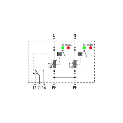 2637020000 - Surge Voltage Arrester 350V with Remote Contact