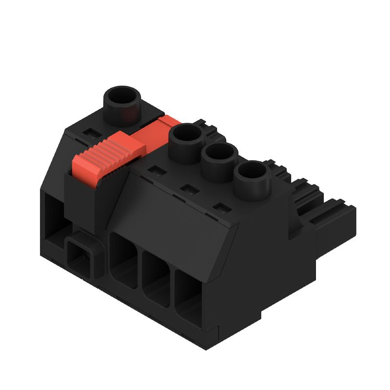 1254950000 - 10.16mm Female PCB Connector, 4 Poles, 180° Angle  (Pack of 18)