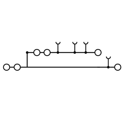 2531310000 - Dark Beige 2.5mm² Feed-Through Terminal, 800V, RoHS Compliant  (Pack of 50)