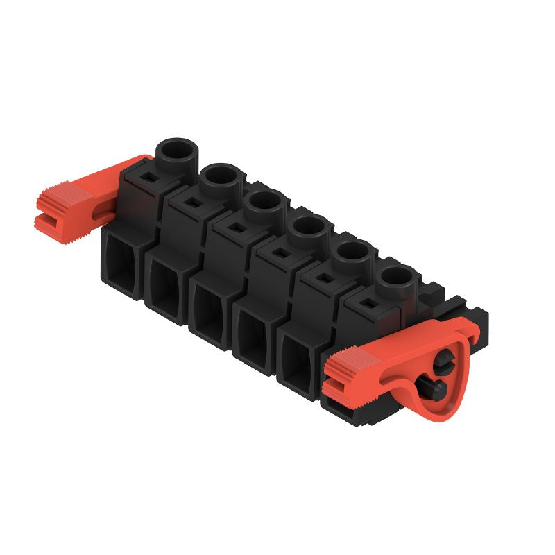 1164960000 - 180° 7.62mm Female PCB Connector with Clamping Yoke  (Pack of 25)