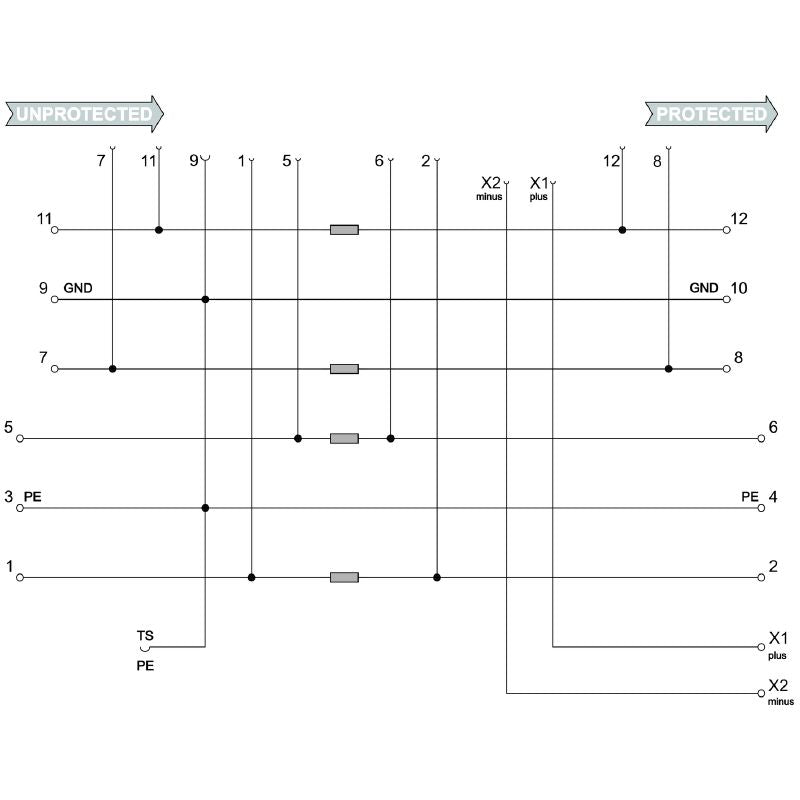 8951710000 - Dual Cable Base Unit for Remote Monitoring and Protection