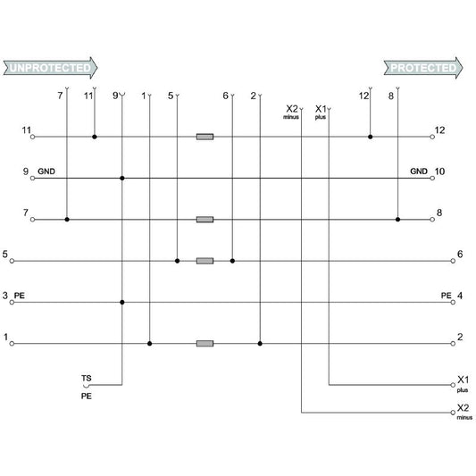 8951710000 - Dual Cable Base Unit for Remote Monitoring and Protection