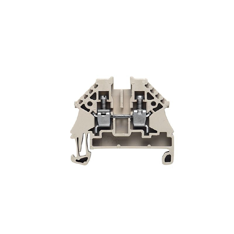 1042600000 - Dark Beige Feed-Through Terminal Block, 4mm², 32A, 500V  (Pack of 100)