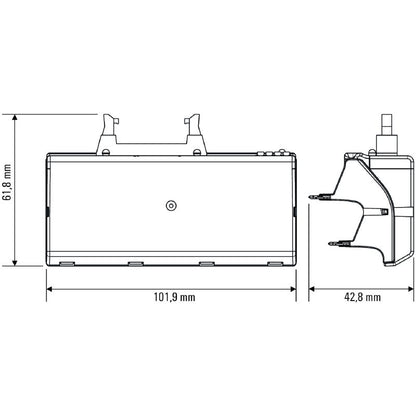 1463550000 - TIAL F20 20-Pole Adapter with Locking Lever & 16 Signal Paths