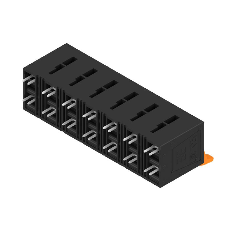 2491940000 - Black 15.00mm PCB Terminal with 90° Angle and 7 Poles  (Pack of 10)