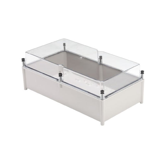 0500900000 - 603mm Glass Fibre Polyester Enclosure, Light Grey Finish