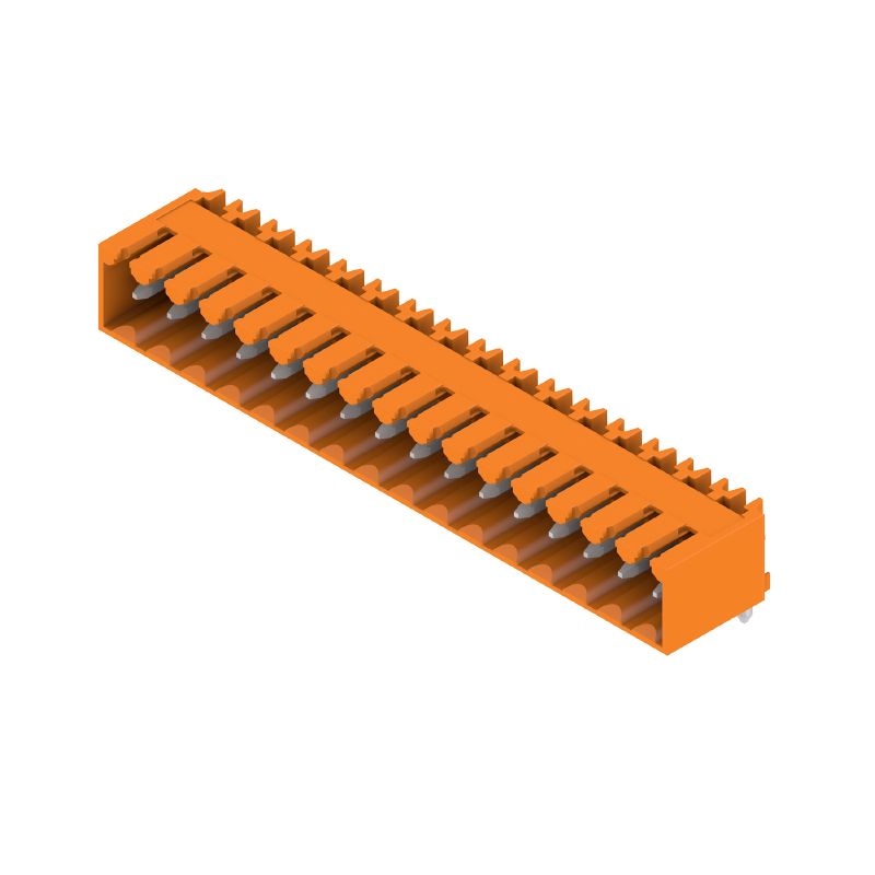 1605210000 - 3.5mm Male PCB Header Connector, 16 Poles, 90° Angle  (Pack of 50)