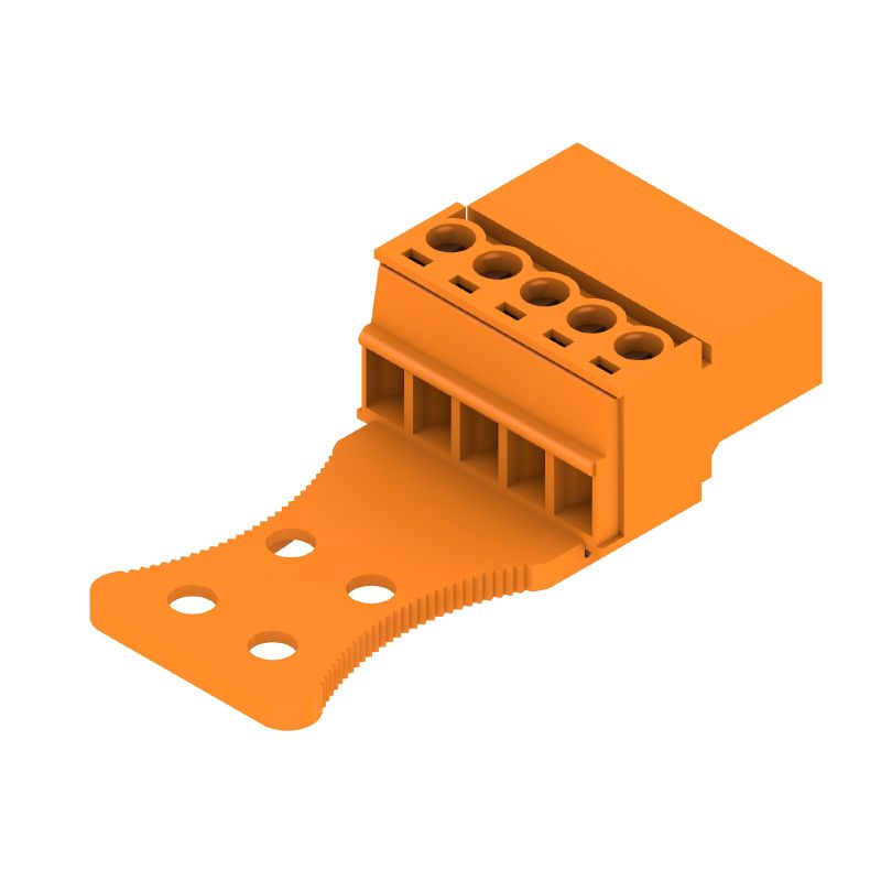 1237010000 - 5-Pole 3.81mm PCB Male Connector, 180° Angle  (Pack of 50)