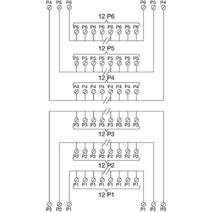1128100000 - 4-Position Screw Interface Component for Electrical Applications