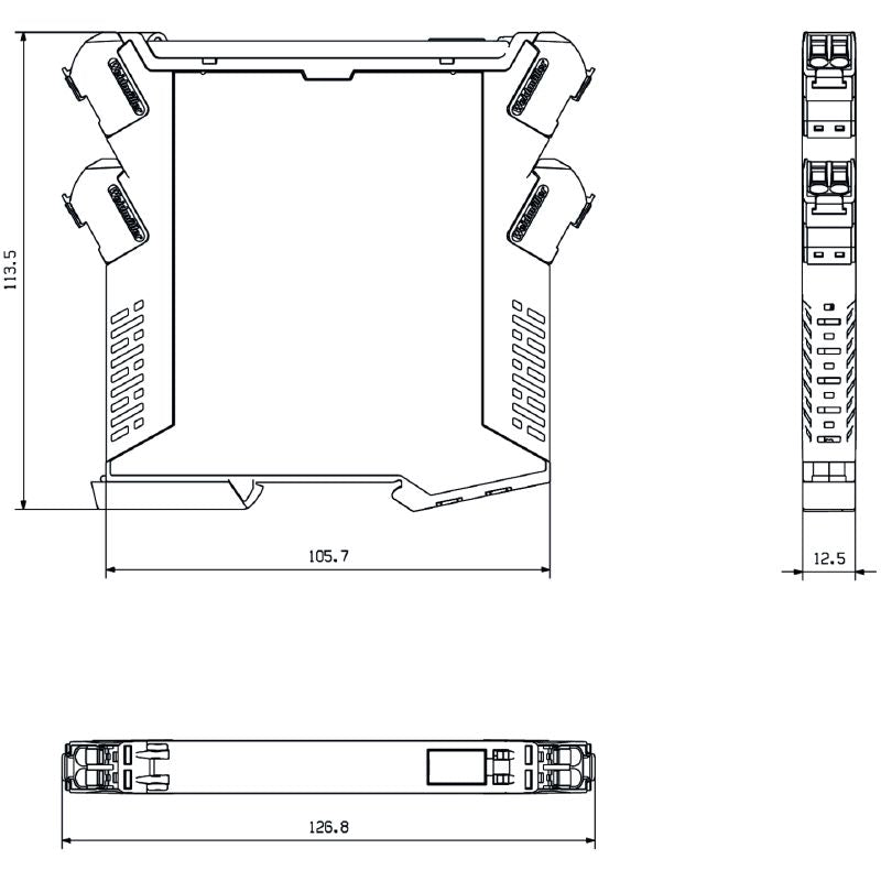 2489740000 - Galvanically Isolated DC Current Repeater Amplifier Device
