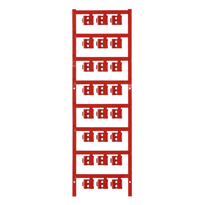 1758320003 - Red Slim Fix Clip for Cables 3-5mm, 12x5.8mm  (Pack of 120)