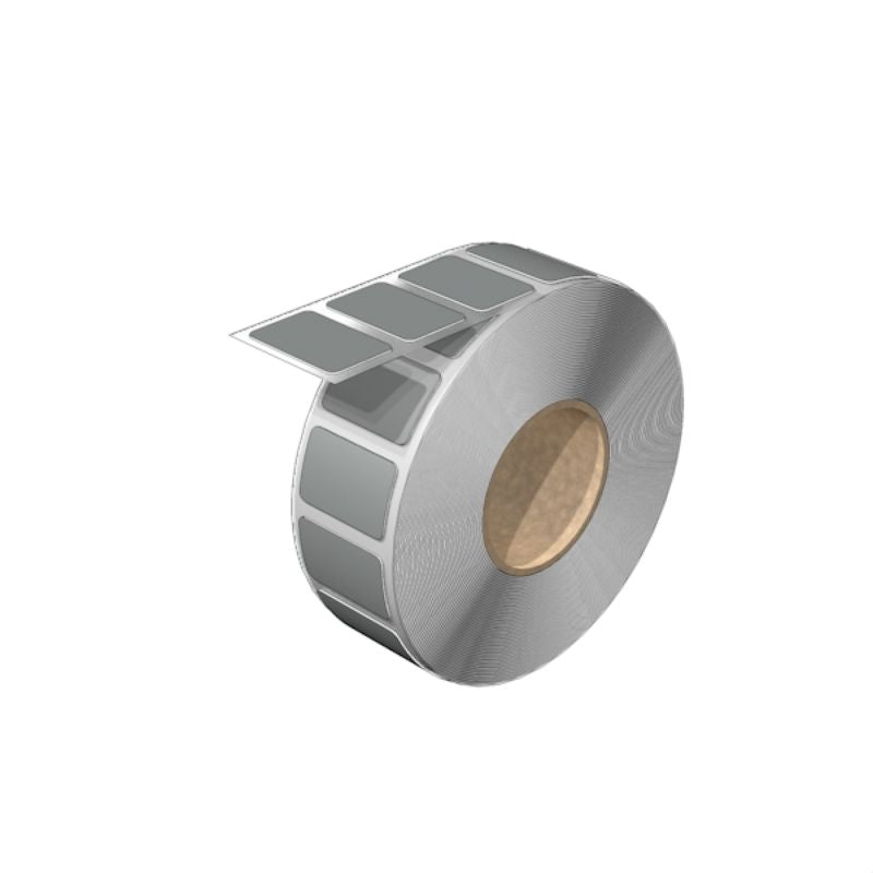 2621240000 - 12.5x27mm Silver Device Markers with Self-Adhesive Foam  (Pack of 500)