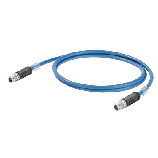 2464200050 - 5m M12 X-Type IP67 System Cable, Cat.6A Certification