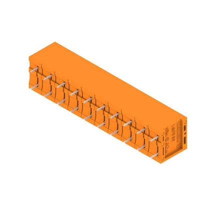 2667500000 - 10-Pole 90° PCB Terminal, 3.5mm Solder Pin, Orange  (Pack of 20)