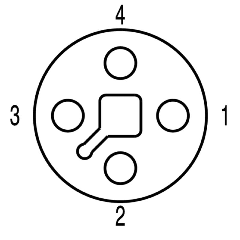 2616440000 - IP67 Rated M12 T-Coded Y Connector for Reliable Connectivity