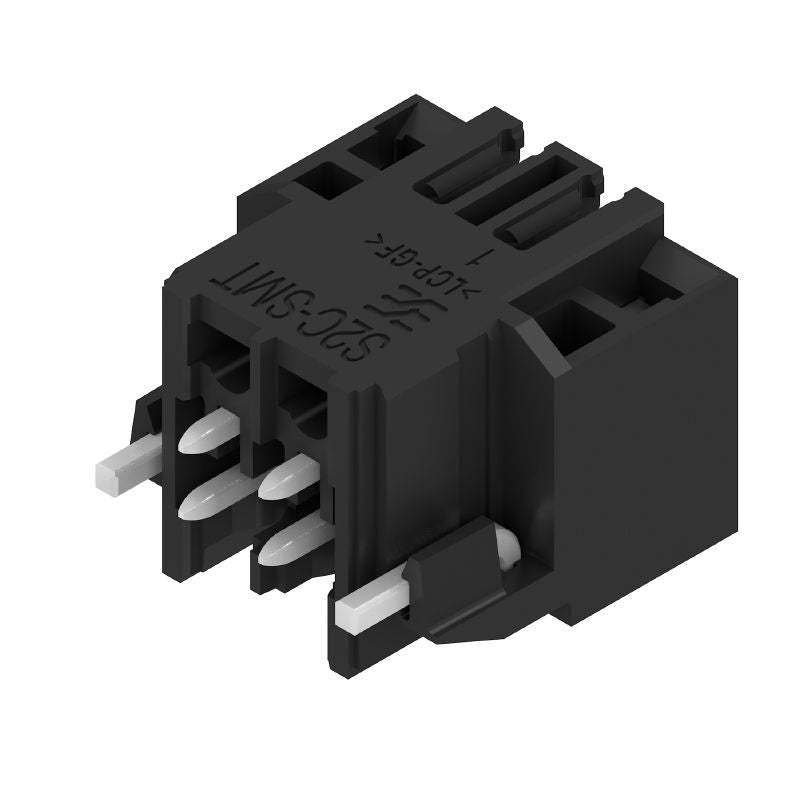 1290590000 - 3.50mm Black PCB Connector with 4 Poles & 180° Elbow  (Pack of 132)