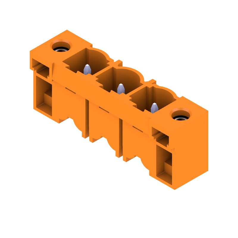 1140990000 - 7.62mm PCB Connector, 3 Pole, 180° Angle, THT Solder  (Pack of 54)