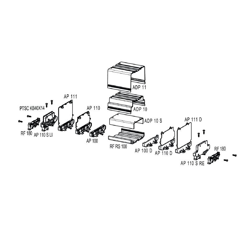 1185460000 - RS 100 End Plate, 27.2mm, PA 66, ROHS Compliant  (Pack of 10)