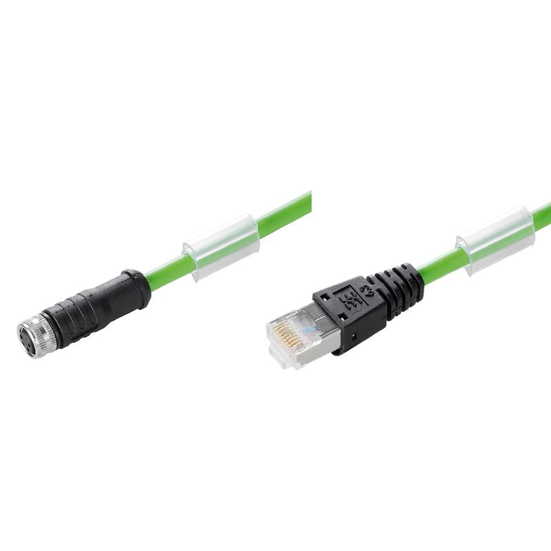 1304030500 - 5m Shielded M8 Connecting Cable, IP67 Rated, PUR Sheath
