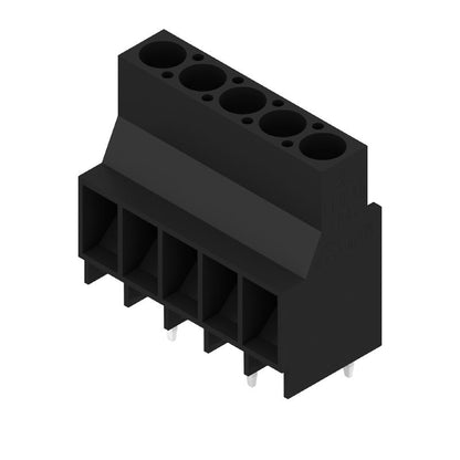1356870000 - 6.35mm Black 5-Pole PCB Terminal with 90° Connection  (Pack of 54)