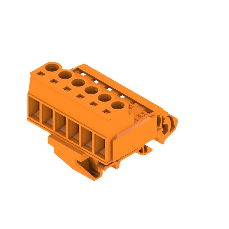 1846060000 - 5.08mm 6-Pole PCB Connector at 180° Angle  (Pack of 20)